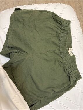 Madewell Olive Cotton Shorts